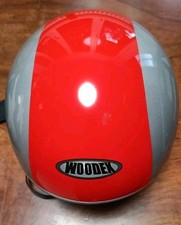 CASCO JET WOODEX ARGENTO/ROSSO