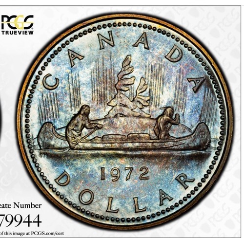 1972 pcgs sp66 canada - 1972,