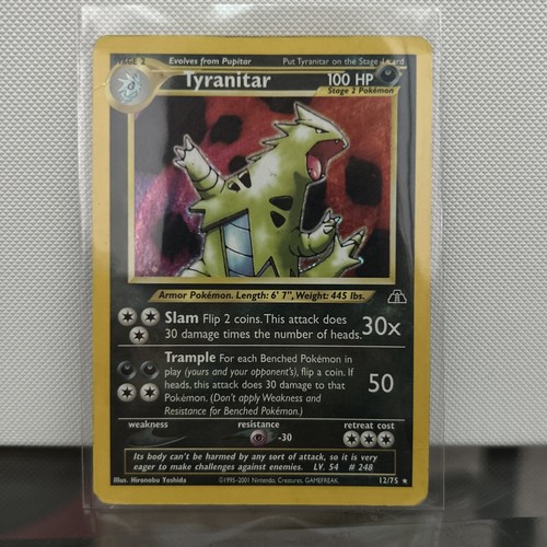 Damaged pokémon tcg tyranitar - damaged,