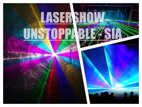 Laser show unstoppable - “unstoppable,