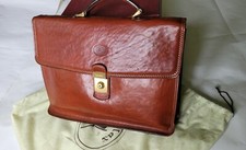 Conte MAX - Borsa Cartella Portadocumenti in Pelle - colore cuoio