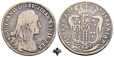 NAPOLI Piastra 1788 FALSO D'EPOCA Ferdinando IV di Borbone primo periodo