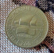 200 Lire Anno 1992 Repubblica