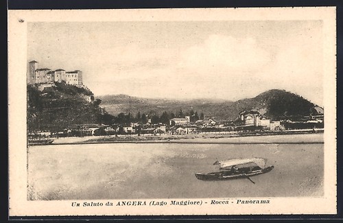 Cartolina angera lago - cartolina, angera/lago