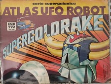 ALBUM ATLAS UFO ROBOT SUPERGOLDRAKE EDIERRE 1979 RARO- Mancano solo 4 figurine