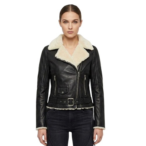 Giacca pelle donna - pelle, isaco