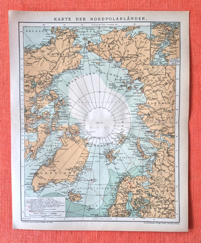 Nordpolarländer 1894 nordpol - nordpolarländer,