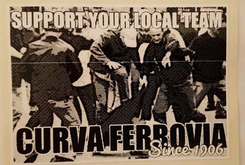 Adesivo curva ferrovia ultras - curva,