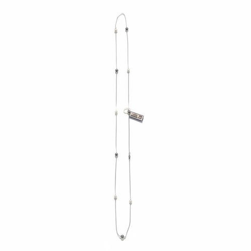 Collana damiani oro - oro, bianco