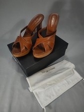 Mule in pelle tacco alto