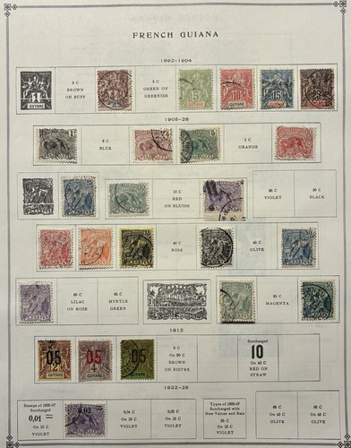 Collezione guyana francese - guyana,