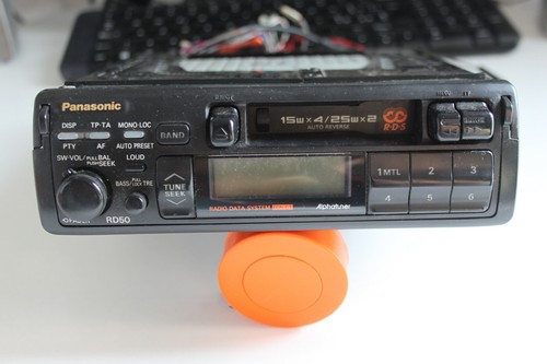 Autoradio cassette player