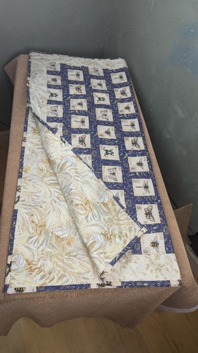 Coperta trapuntata fatta - , a