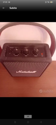 Cassa bluetooth marshall 19 - cassa,