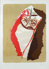  Gastone BREDDO Cartoccio e frutta, 1971 litografia originale firmata