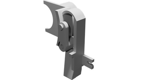 Pezzo plastica carrello - pezzo,