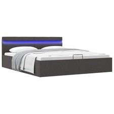 Letto Contenitore LED Grigio