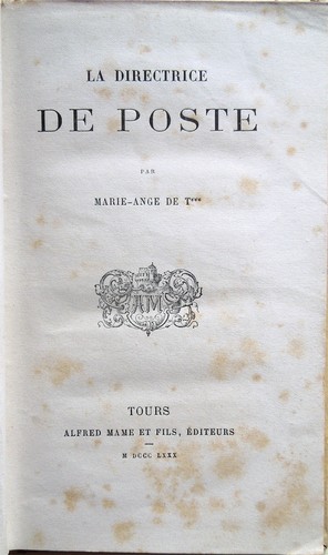 1880 directrice poste - 1880, la