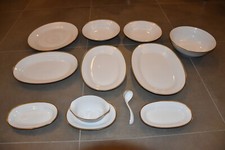 Servizio Servito Piatti GINORI 70 pezzi Decoro ORO zecchino per 12 persone