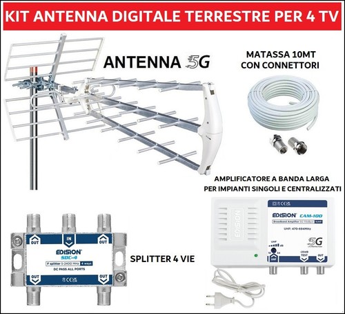 Kit antenna digitale - kit, tv