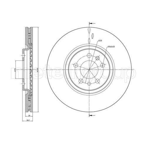 Metelli dischi freno - 2x,