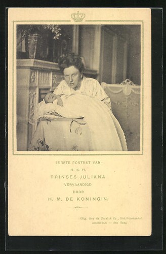 Cartolina eerste portret van - eerste,