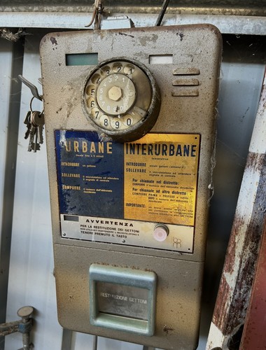 Telefono gettoni gettoniera - telefono,