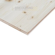 Pannello Tavola in legno Lamellare 3 strati di Abete mm 19x3000x1250