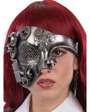 Maschera mezzoviso halloween - ,