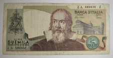 Banconota 2000 Lire Galileo 