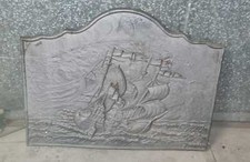 ANTICA PIASTRA IN GHISA PER CAMINO 