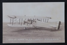 CPA cartolina aeroplano