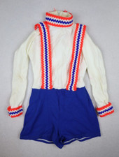 VINTAGE 1960s 60s RED WHITE