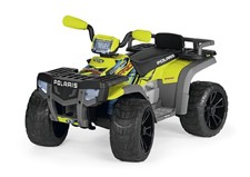Peg Perego Polaris Sportsman Pro Citrus, Potente Quad Elettrico con Batteria Ric
