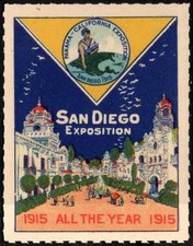 1915 Francobollo Poster USA