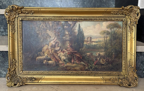 Antico quadro con cornice