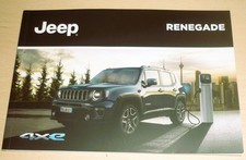 Libretto istruzioni uso e manutenzione JEEP RENEGADE 4Xe 2020/2021