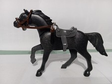 PLAYMOBIL FIGURA CAVALLO NERO