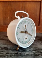 Sveglia orologio vintage Mauthe Famos made in Germany anni 70 funzionante