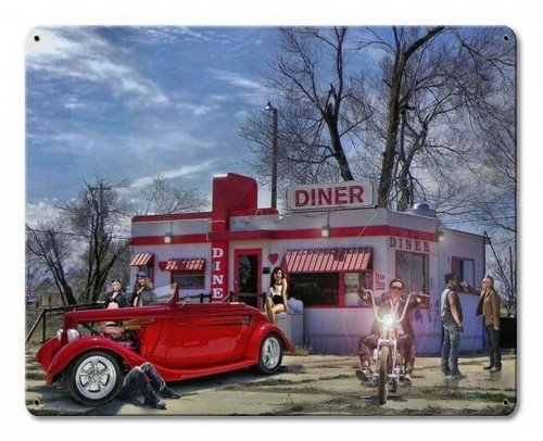 Targa latta rat rod - in,
