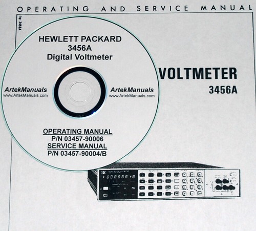 3456a multimetro digitale - hp,