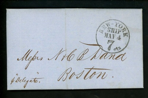 Postal history lettera - us,