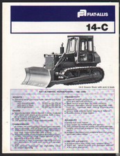 Foglietto brochure bulldozer