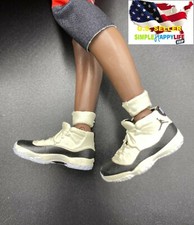  1/12 white sneaker shoes for