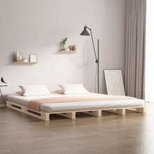 Letto a Pallet 120x190 cm Small Double Legno Massello di Pino