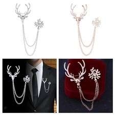 Spilla con renna di Natale