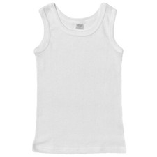 6 Canottiere Bambino e Ragazzo Spalla Larga Ellepi AI 8226 in 100% Cotone