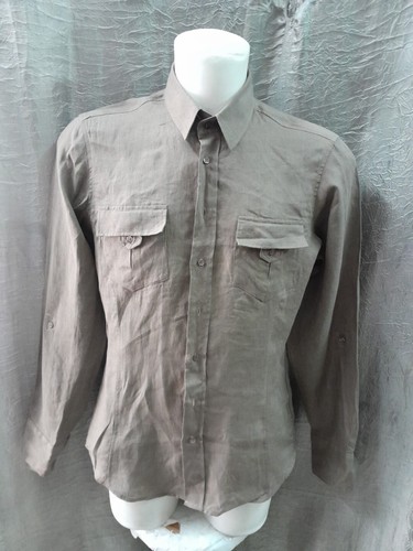 Camicia uomo puro lino - lino, nara