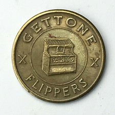 GETTONE MONETA GIOCO FLIPPER JUKEBOX MARA C.BUSTO ARSIZIO VINTAGE