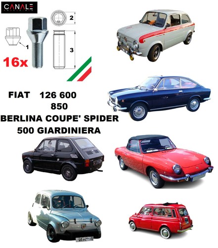 Kit bulloni ruota - 16,